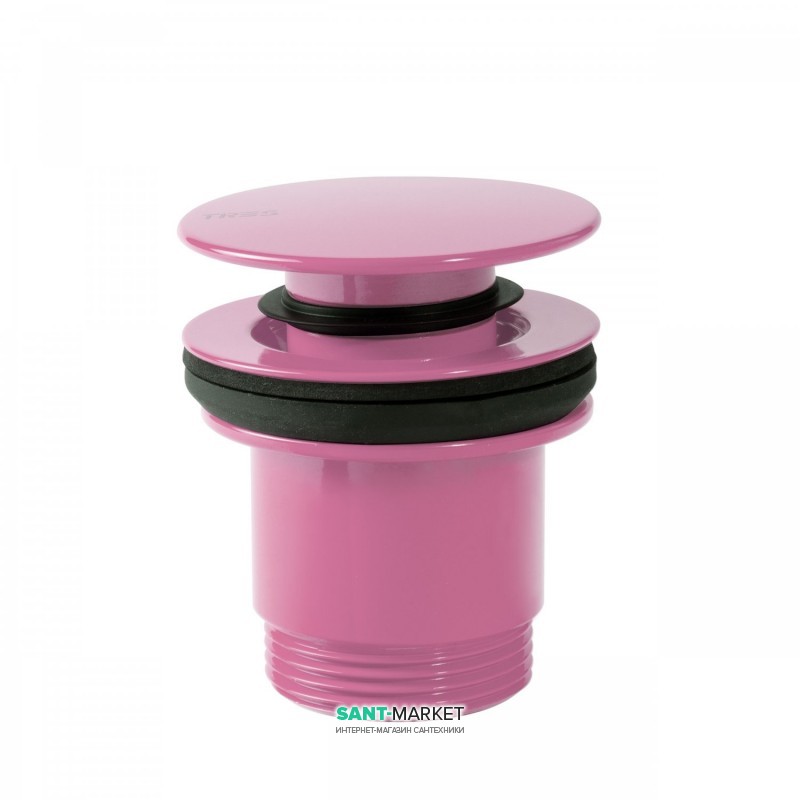 Донный клапан для раковины Tres Click-Clack фуксия 24284001FU
