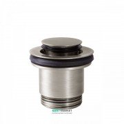 Донный клапан для раковины Tres Click-Clack сталь 24284002AC