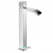 Змішувач для раковини Tres Cuadro Tres одноважільний з каскадним виливом хром 00681002