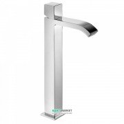 Смеситель для раковины Tres Cuadro Tres однорычажный с каскадным изливом хром 00681002