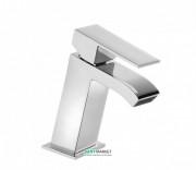 Змішувач для раковини Tres Cuadro Tres одноважільний з каскадним виливом хром 00620101