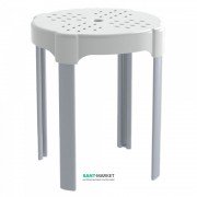 Стул для ванной Tres белый хром 03463628