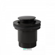 Донний клапан для раковини Tres Click-Clack чорний 24284002NE