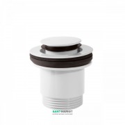 Донний клапан для раковини Tres Click-Clack білий 24284002BL