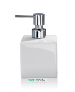 Дозатор для жидкого мыла Décor Walther DW525 270 мл фарфор белый/хром 0843900