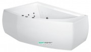 Панель для ванны PoolSpa Aquamarina фронтальная L левая 175x100 см акрил белый PWOI410OP000000