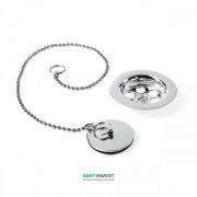 Слив с пробкой для раковины и биде Tres Ø 70 мм хром 03474601