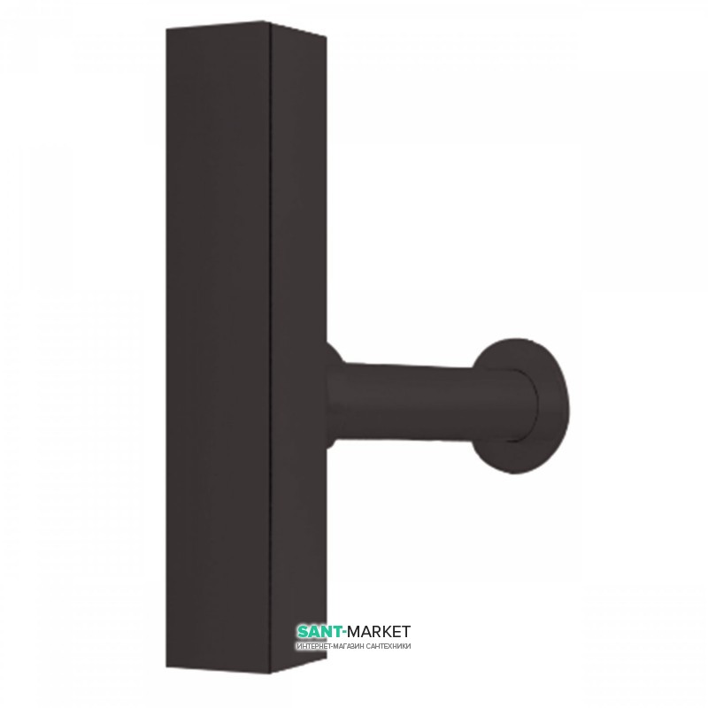 Сифон для раковины Tres телескопический с юбкой черный матовый 10710342NM