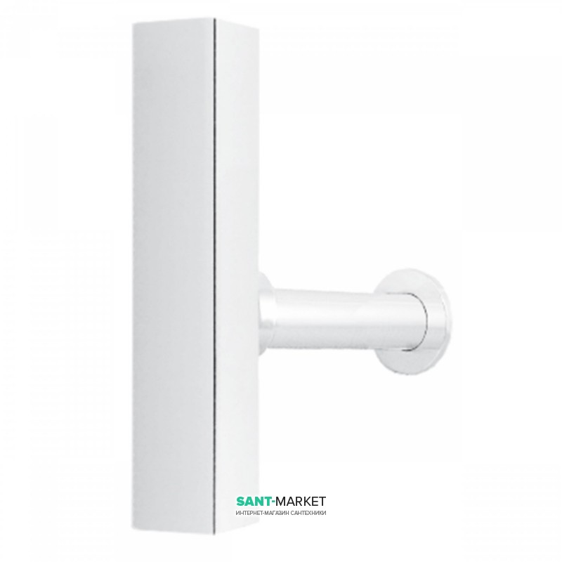 Сифон для раковины Tres телескопический с юбкой белый матовый 10710342BM