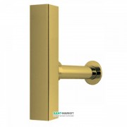 Сифон для раковины Tres телескопический с юбкой золото 10710342OR