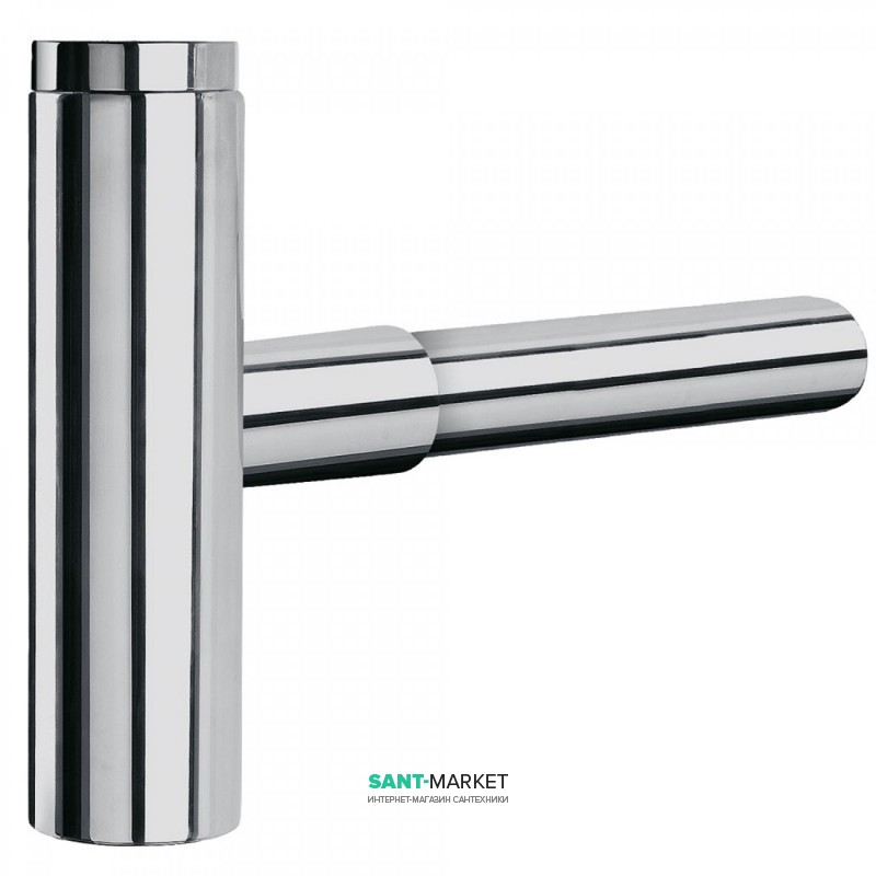 Сифон для раковини Tres телескопічний зі спідницею хром 16110342