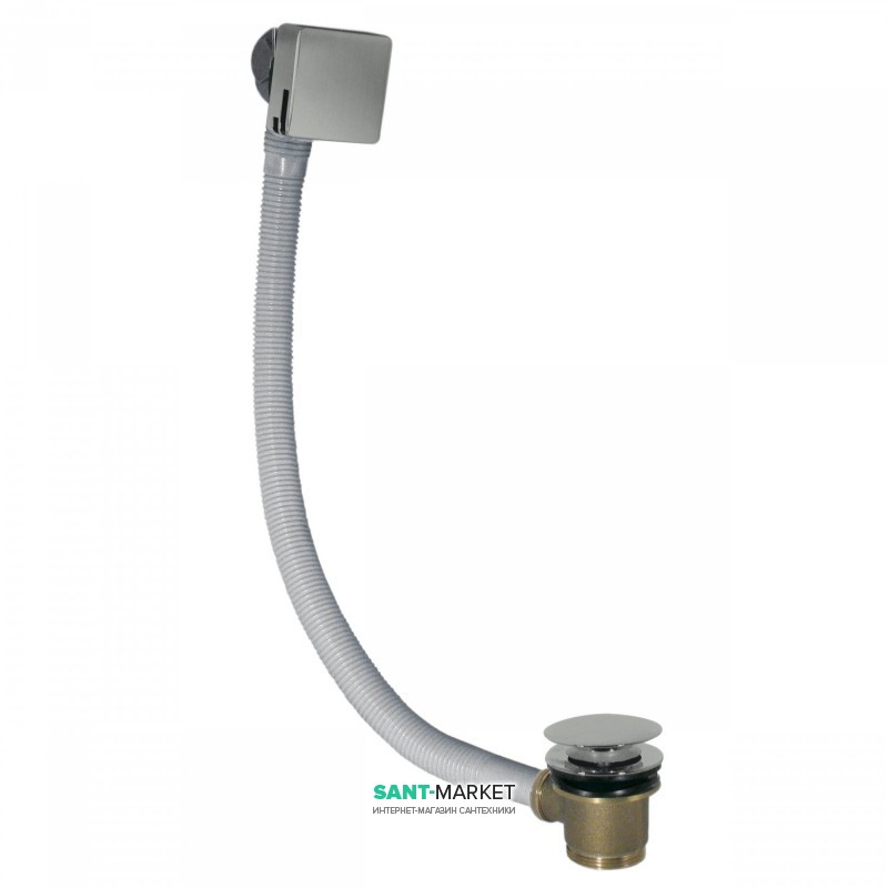 Злив для ванни Tres з переливом і наповнювальним клапаном сталь 03453440AC