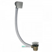 Слив для ванны Tres с переливом и наполнительным клапаном сталь 03453440AC