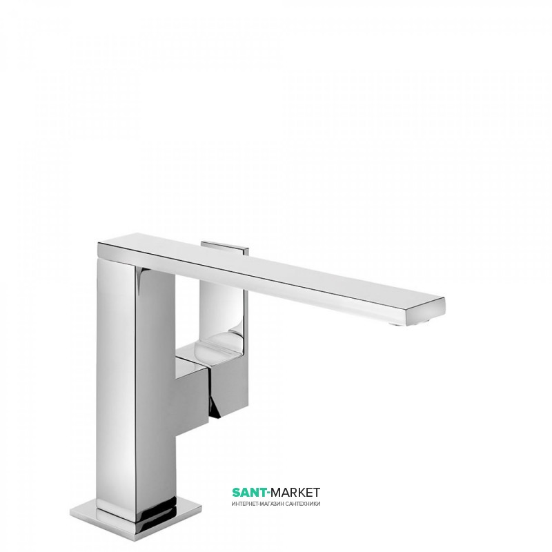 Змішувач для раковини Tres Cuadro Tres одноважільний з виливом 34х10 мм хром 10620501