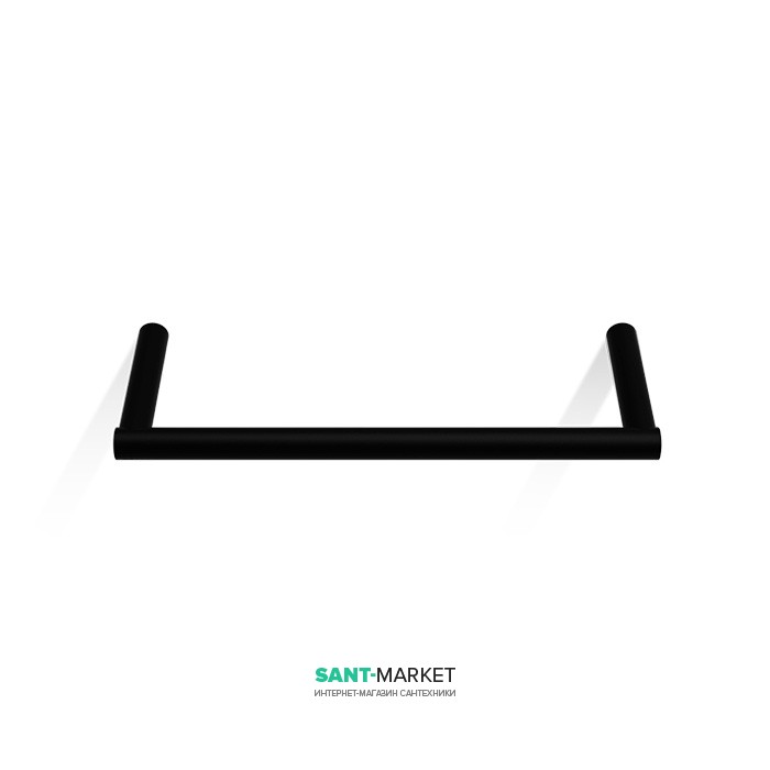 Тримач для рушників Décor Walther Mikado HTЕ 20 настінний 20 см чорний матовий 0520660