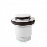 Донный клапан для раковины Tres Click-Clack белый 24284002BL