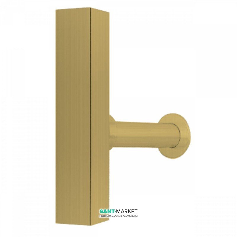 Сифон для раковины Tres телескопический с юбкой матовое золото 10710342OM