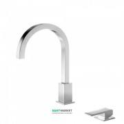 Смеситель для раковины Tres Cuadro Tres консольный однорычажный хром 00610503