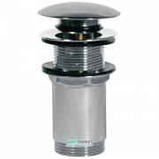 Донный клапан для раковины Tres без водослива Click-Clack хром 13454060