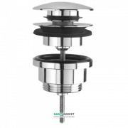 Донный клапан для раковины Tres Simple-Rapid Click-Clack хром 161840