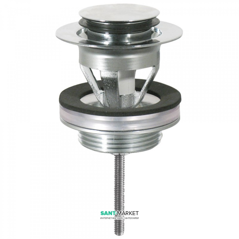 Донный клапан для раковины Tres Simple-Rapid Click-Clack хром 162840