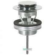 Донный клапан для раковины Tres Simple-Rapid Click-Clack хром 162840