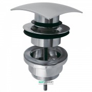 Донный клапан для раковины Tres Simple-Rapid Click-Clack хром 107940