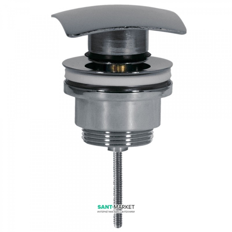 Донный клапан для раковины Tres Simple-Rapid Click-Clack хром 13434010