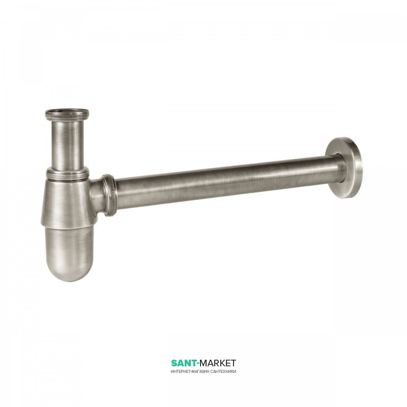 Сифон для раковины Tres с инспекционным люком сталь 03463430AC