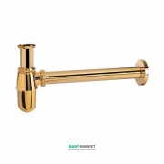 Сифон для раковины Tres с инспекционным люком золото 03463430OR