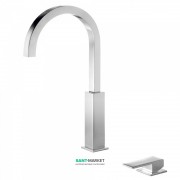 Смеситель для раковины Tres Cuadro Tres консольный однорычажный хром 00610504