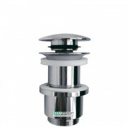 Донный клапан для деревянной раковины Tres герметичный  Click-Clack хром 13494010