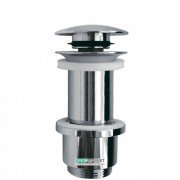 Донный клапан для деревянной раковины Tres герметичный Click-Clack хром 13494110