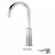 Смеситель для раковины Tres Cuadro Tres консольный однорычажный хром 00610504