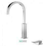 Змішувач для раковини Tres Cuadro Tres консольний одноважільний хром 00610504