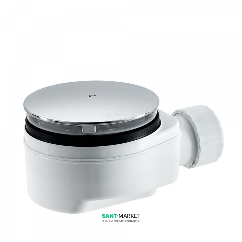 Сифон для душевого поддона Tres хром 104841