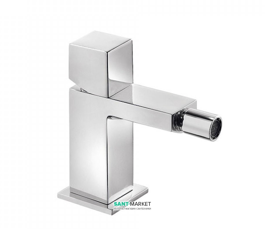Смеситель для биде Tres Cuadro Tres однорычажный хром 00712001