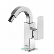 Смеситель для биде Tres Cuadro Tres однорычажный с поворотным изливом хром 106124