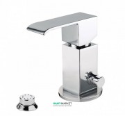Смеситель для биде Tres Cuadro Tres однорычажный с небольшой душевой лейкой хром 00613001
