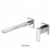 Змішувач для раковини Tres Cuadro Tres настінний одноважільний хром 00620011