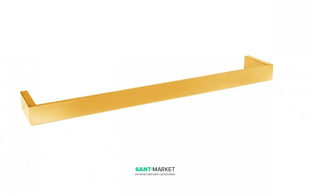 Тримач для рушників Tres Slim-Tres 450 мм настінний золото матовий 20263604OM
