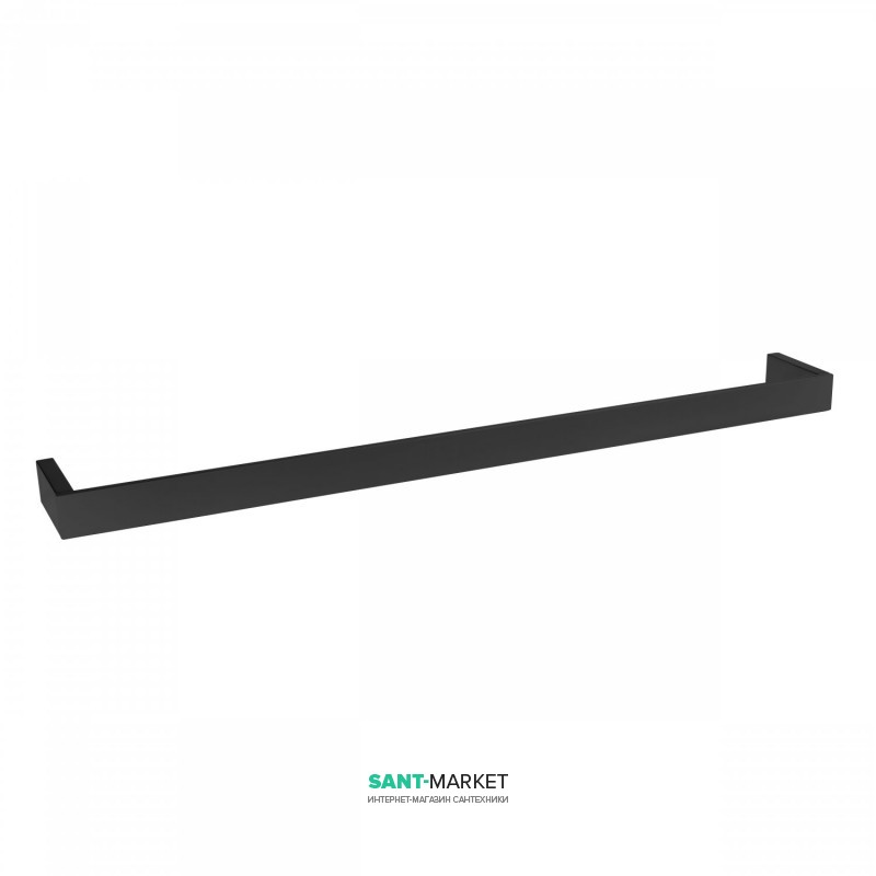 Тримач для рушників Tres Slim-Tres 600 мм настінний чорний матовий 20263605NM