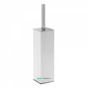 Ёршик для унитаза Tres Slim-Tres напольный керамика/металл белый/хром 20263611