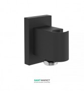 Шланговое підключення Tres Block System з тримачем для душу чорний матовий 20718202NM