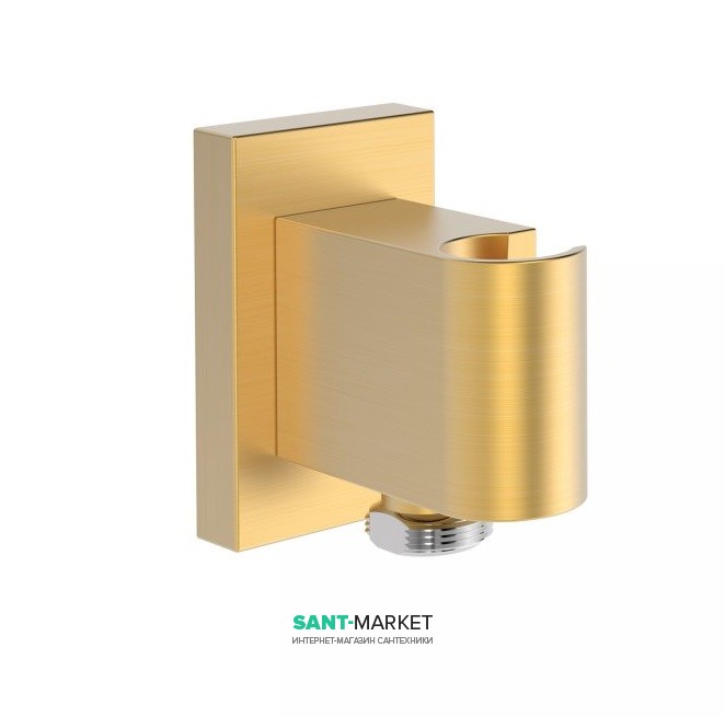 Шланговое підключення Tres Block System з тримачем для душу матове золото 20718202OM