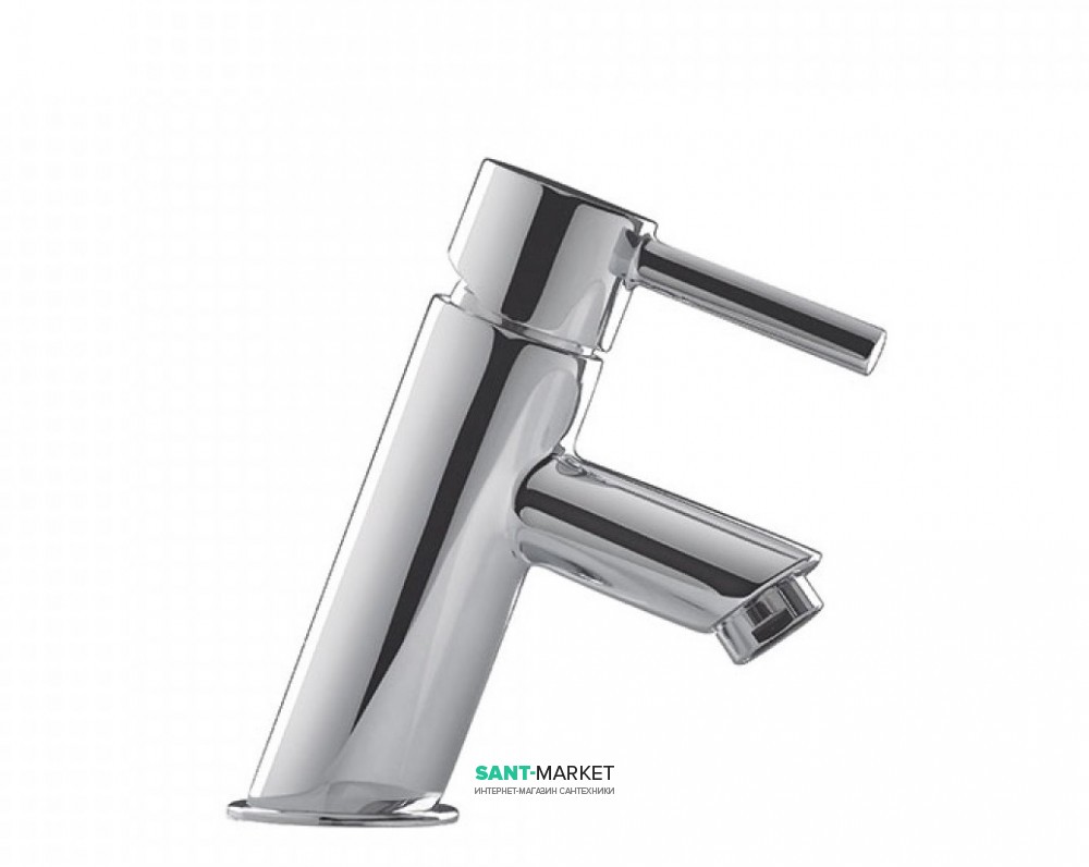 Смеситель для раковины Tres Alplus однорычажный с донным клапаном хром 20310301D
