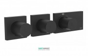 Термостат для душу Tres Block System colors з затвором 4 споживача чорний матовий 20735499NM