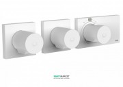 Термостат для душа Tres Block System colors с затвором 4 потребителя белый матовый 20735499BM