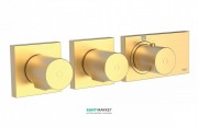 Термостат для душу Tres Block System colors з затвором 4 споживача матове золото 20735499OM