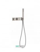 Термостат для душа Tres Block System colors с ручным душем 1 потребитель сталь 20725191AC